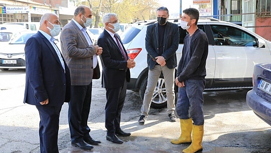 Güder esnafı dinledi