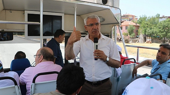 Başkan yatırımları tanıttı