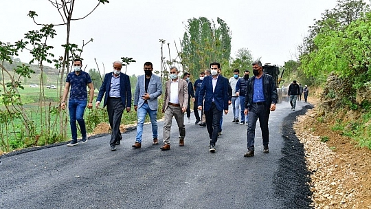 Batuhan için asfaltlanıyor