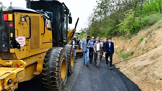 Batuhan için asfaltlanıyor