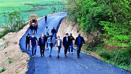 Batuhan için asfaltlanıyor