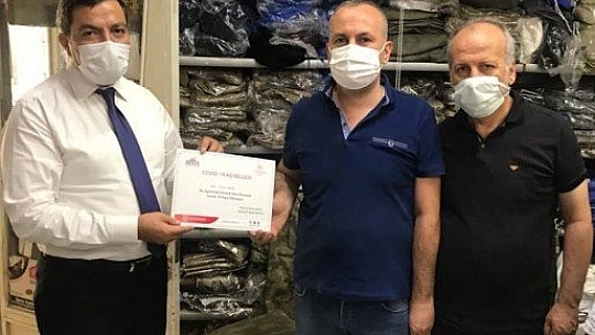 Esnafa aşı belgesi