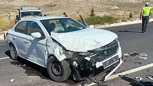 Trafik kazası: 2 yaralı