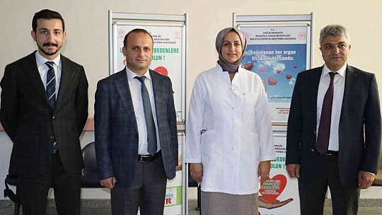 Organ bağışı standı kuruldu