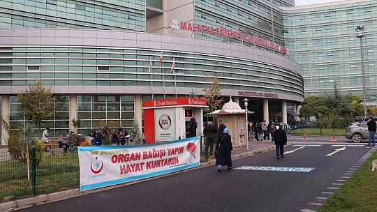 Organ bağışı standı kuruldu