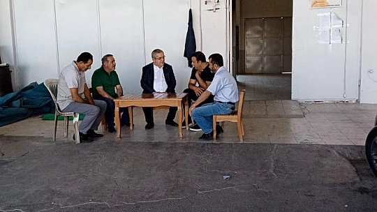 Erdoğan, pazarı gezdi