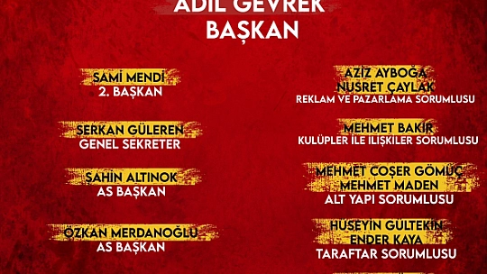 YMS'de kim hangi görevi üstlendi