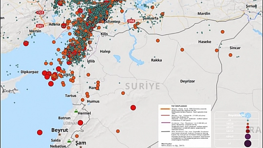 34 bine yakın deprem meydana geldi