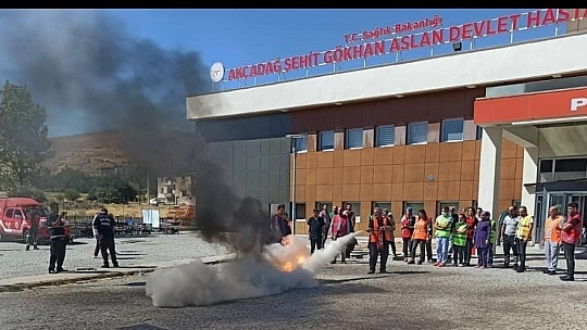Hastanelerde tatbikatlara ağırlık