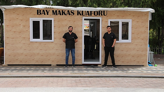 Esnaf dönüp iş yeri açtı