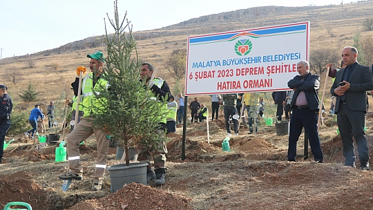 İsimleri hatıra ormanında yaşatılacak