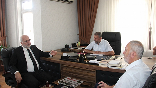 Saadet Partisi'nden taziye ziyareti