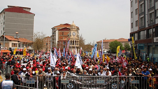 Malatya'da 1 Mayıs kutlandı