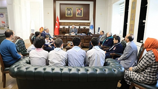 İzcilerden Güder'e ziyaret