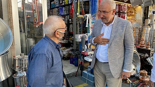 Kahtalı esnafı gezdi