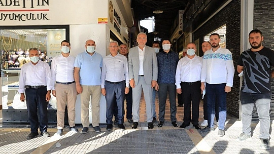 Kahtalı esnafı gezdi