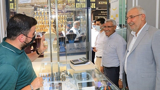 Kahtalı esnafı gezdi