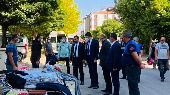 Kaymakam Kılıç'tan pazar denetimi