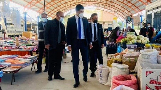 Kaymakam Kılıç'tan pazar denetimi