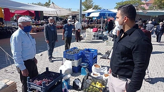 Kaymakamdan pazar denetimi