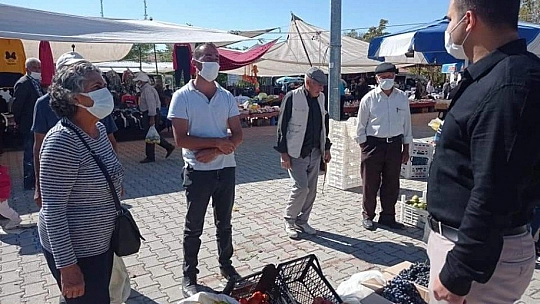 Kaymakamdan pazar denetimi