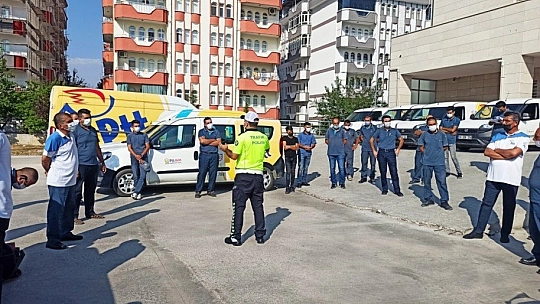 Kuryelere trafik eğitimi