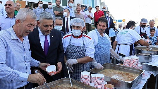 MTSO aşure dağıttı