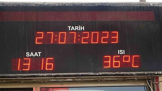 Malatya'da sıcaklar bunaltıyor