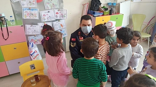 Miniklere trafik eğitimi