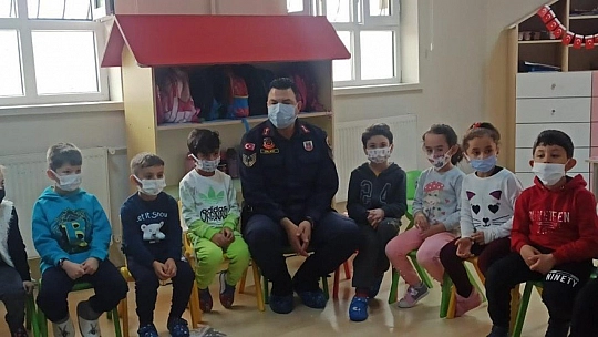 Miniklere trafik eğitimi