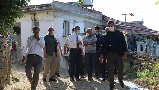 Depremde 6 ev ağır hasar aldı