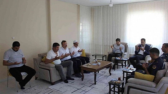 Şehit ve gazi aileleri unutulmadı