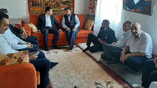 Şehit ve gazi aileleri unutulmadı