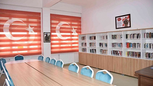Kütüphaneye şehidin adı verildi