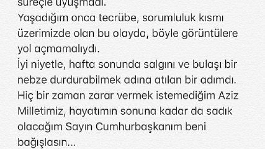 Görevimden ayrılıyorum