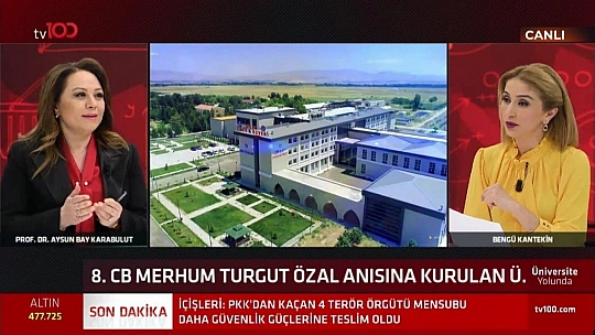 Yükselen bir üniversiteyiz