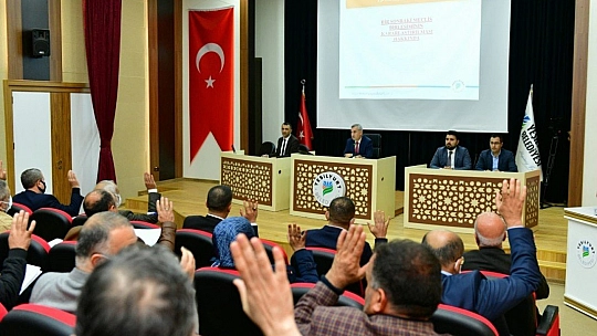 Yeşilyurt Belediye Meclisi toplandı