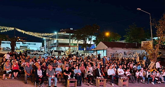 Malatya'da açık hava sineması keyfi