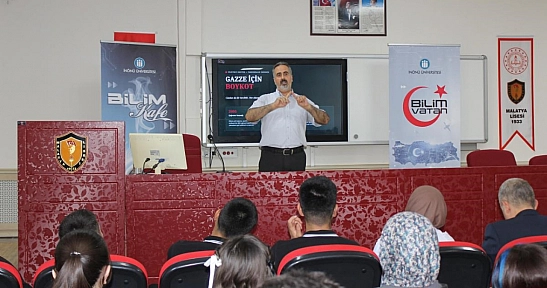 'Gazze İçin Bilim Kafe' liselilerle buluştu