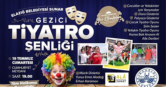 Elazığlılar hafta sonu sanatla buluşacak!