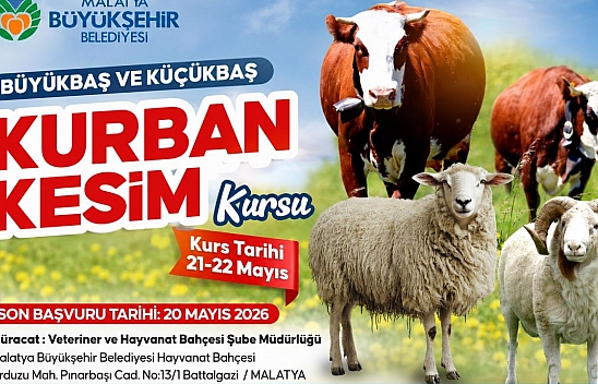 Malatya'da ücretsiz kurban kesim kursu başlıyor