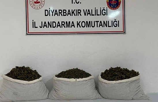 107 kilo esrar maddesi ele geçirildi