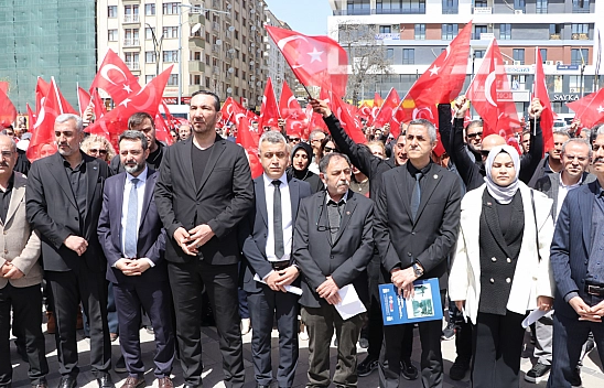 16 kişinin yaralandığı saldırı protesto edildi