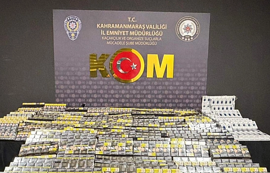 5 bin 470 paket kaçak sigara ele geçirildi