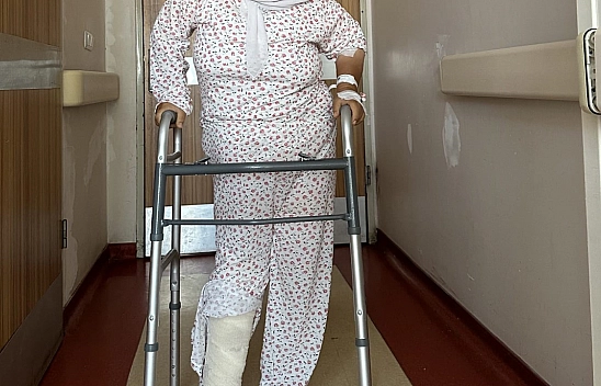 55 yıl sonra rahat yürümeye başladı
