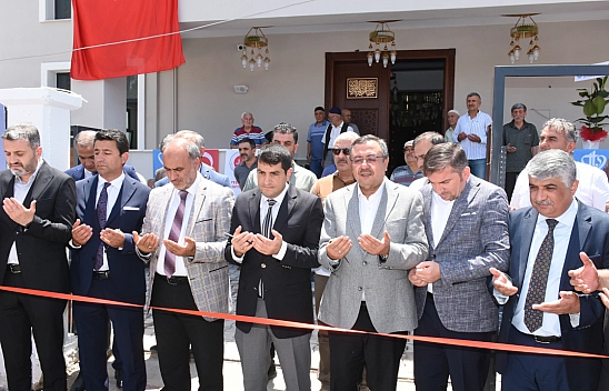 6 Şubat depremlerinde yıkılmıştı.. Malatya'da yeniden inşa edilerek ibadete açıldı...