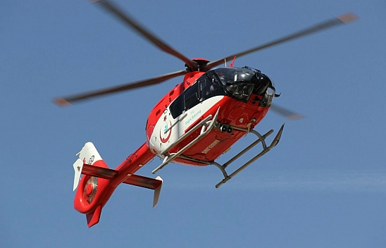 76 Yaşındaki Hasta Ambulans Helikopterle Malatya'ya Sevk Edildi