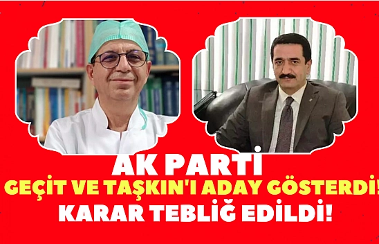 Karar tebliğ edildi