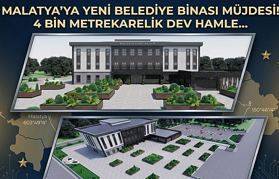 Malatya'ya Yeni Belediye Binası Müjdesi! 4 Bin Metrekarelik Dev Hamle…