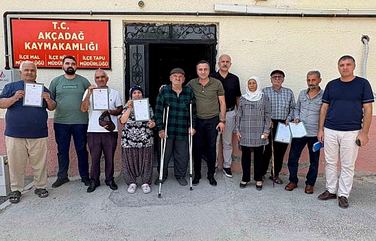Malatya'da 28 yıllık tapu sorunu çözüldü